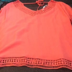 Peach shirt from stitch fix!